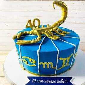 Торт на 40 лет женщине №107004