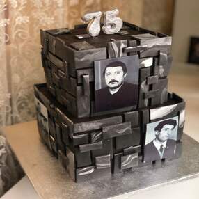 Торт на 75 лет мужчине №109523