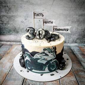 Торт мотоцикл №165428