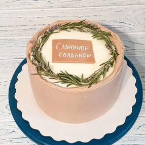 Торт на 4 года свадьбы №112916