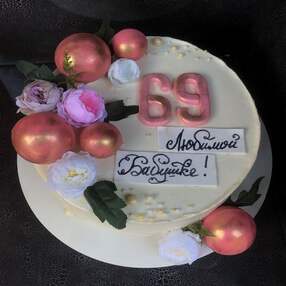 Торт на 69 лет женщине №219710