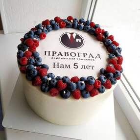 Торт с Логотипом №100803